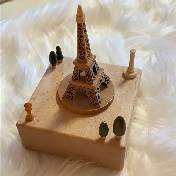 Wooden Paris Music Box